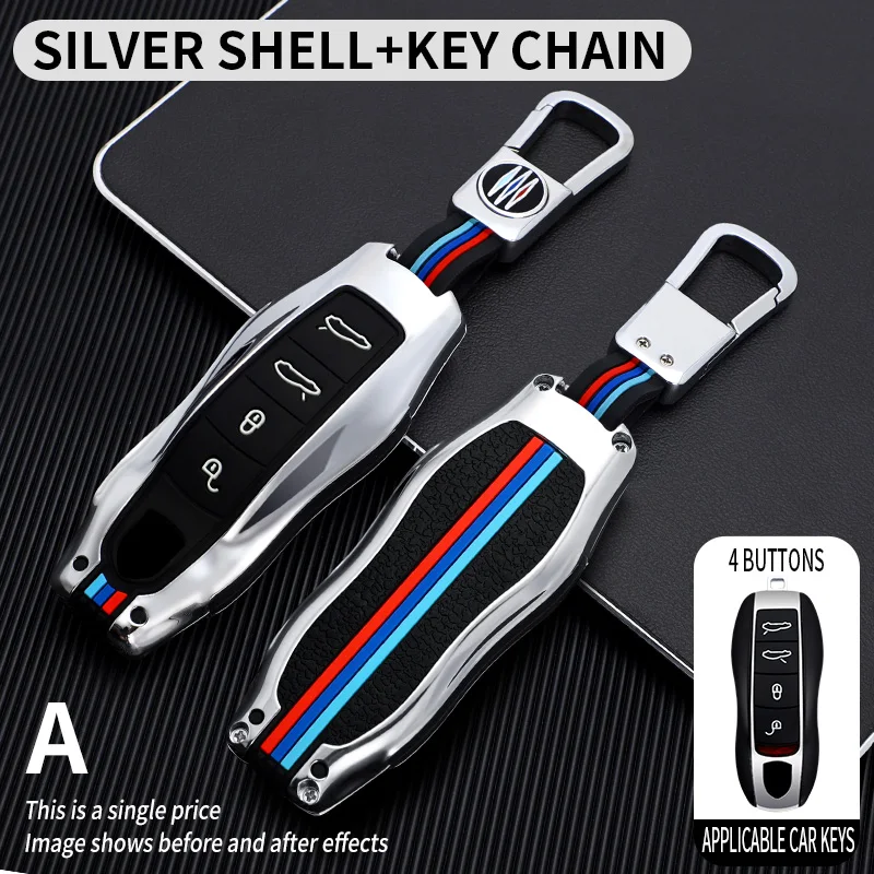 

Car Key Case For Porsche Cayenne 958 911 Lepin 996 Macan Panamera 997 944 924 987 987 Gt3 Cayman 987 Auto Holder Shell Cover