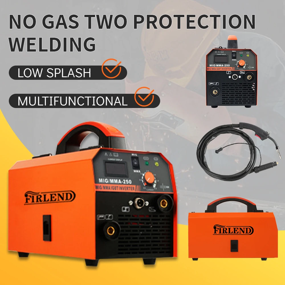 

250A Arc Welding Machine Fully Automatic Industrial-Grade Household Small All-Copper MIG/MMA Welder Electric Welding Torch Kit