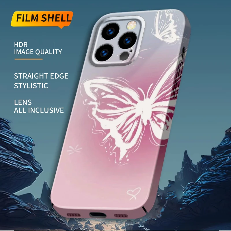 Акриловые Жесткие защитные чехлы для мобильных телефонов iPhone 15 14 12 13 11 Pro Max XR X XS Plus