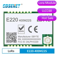 llcc68 lora wireless module 433mhz 470mhz 22dbm 6km long range e220 400m22s cesenet rf receiver transmitter palna ipex antenna