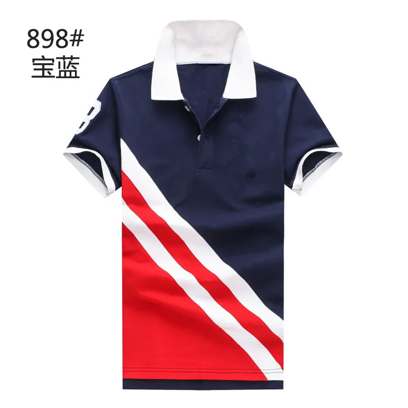 

Hombre Large Pony Polo Shirt Men's Casual Short Sleeve Top 100% Cotton Polo Shirt High Quality Homme Male 2022