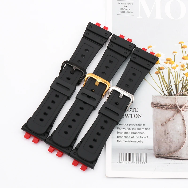 Men's resin watch band For Casio G-Shock GMW-B5000 series outdoor sports modified accessories watch strap buckle