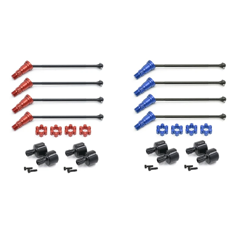 

Metal Drive Shaft CVD Steel Drive Cup For Traxxas X-Maxx XMAXX 8S 1/5 Monster Truck RC Car Upgrades Parts Red