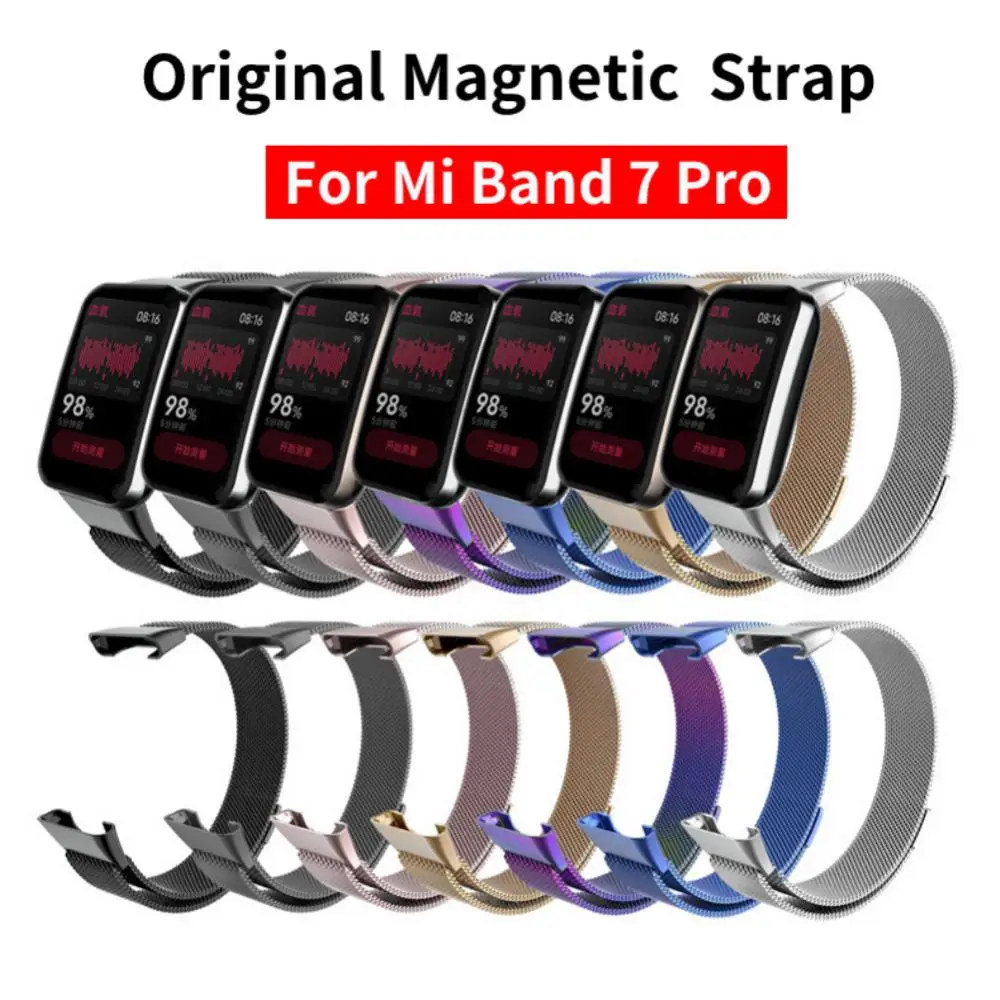 

Ремешок для Xiaomi Mi Band 7 Pro, металлический сменный Браслет из нержавеющей стали для Xiaomi MI Band 7 Pro