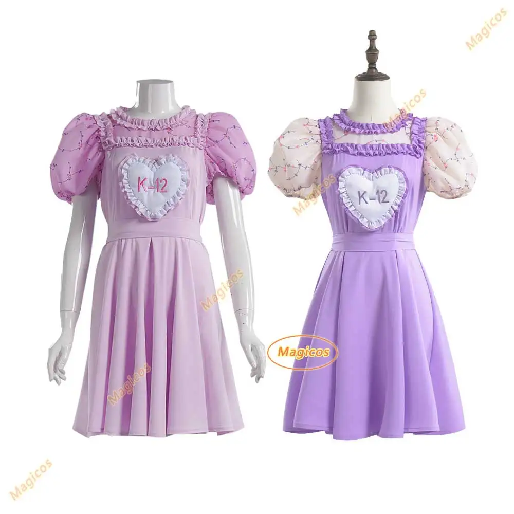 Фото K12 Cry Baby High School Sweethearts розовое платье женское Melanie Martinez K-12 платье сценическое представление Хэллоуин костюм для ролевых игр №1
