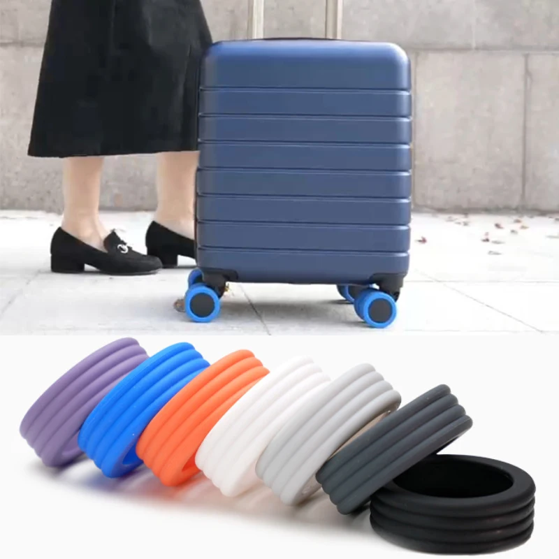 

8 шт./комплект, силиконовые чемоданы на колесиках