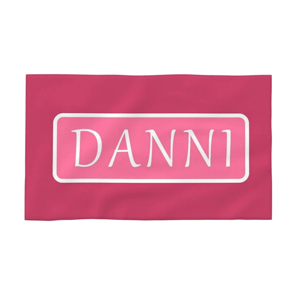 Danni Name 40x70cm Face Wash Cloth Water-absorbent Suitable for Bathroom Souvenir Gift
