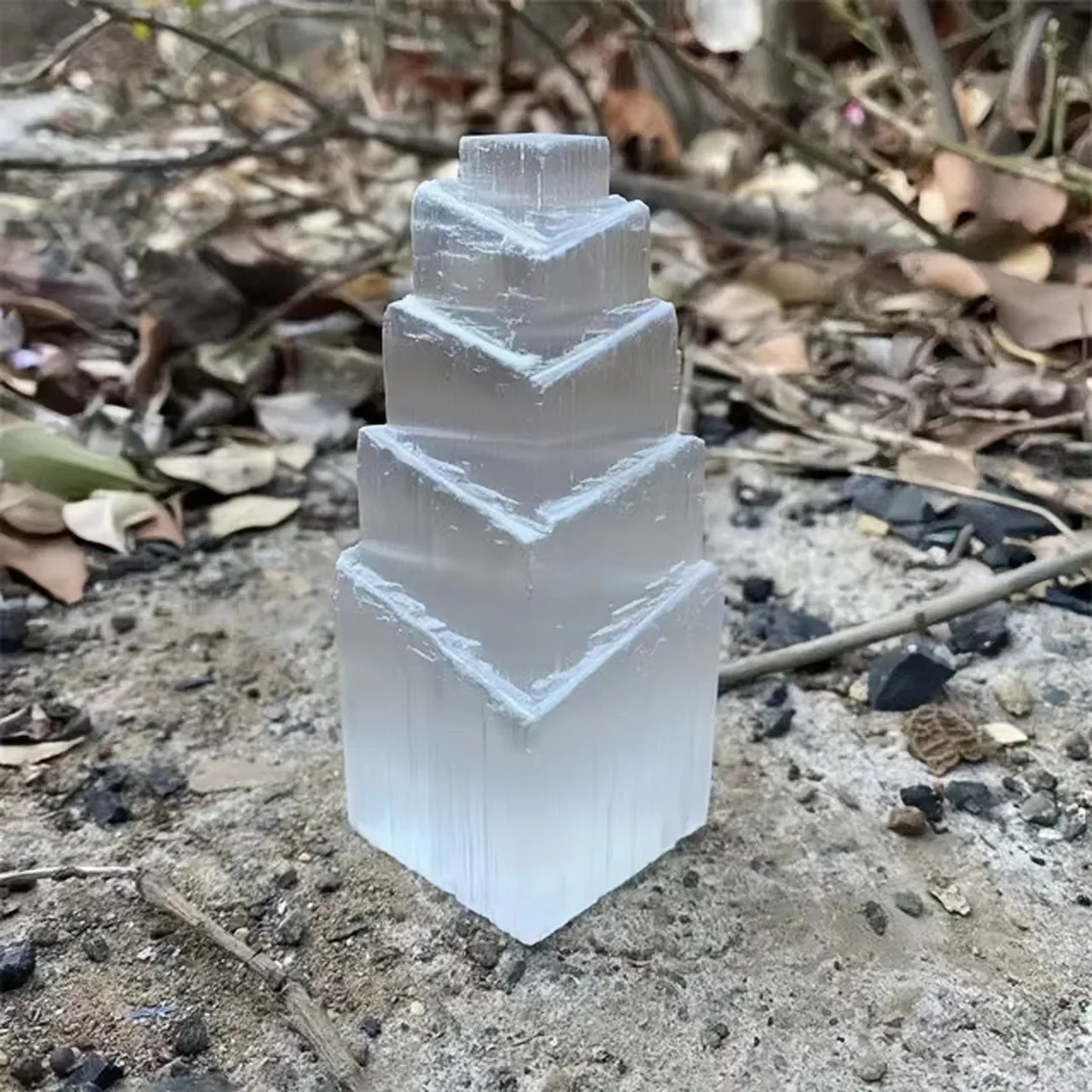 

Natural selenite crystal pscraper tower healing stone selenite tower for sale