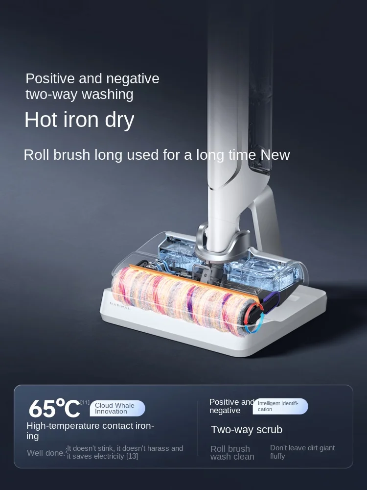 NARWAL Smart машина для мытья пола F1 Серия чемпионов легкие лежачие плоские волосы 0