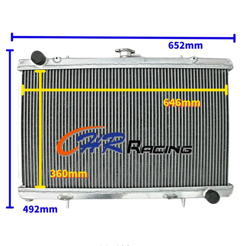 

52MM Auminum Radiator For 1989-1994 Nissan silvia S13 SR20DET 1989 1990 1991 1992 1993 1994