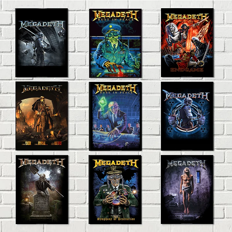 Винтажный постер Megadeth