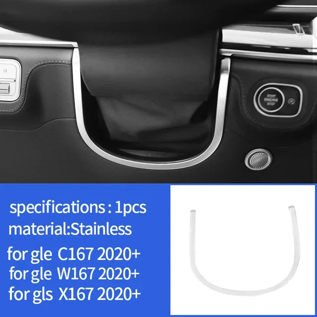 

Накладка на руль Mercedes gle w167 c167, новый чехол, принадлежности gls x167 gle c167 coupe carbon 350g 450 500e 53 аксессуары
