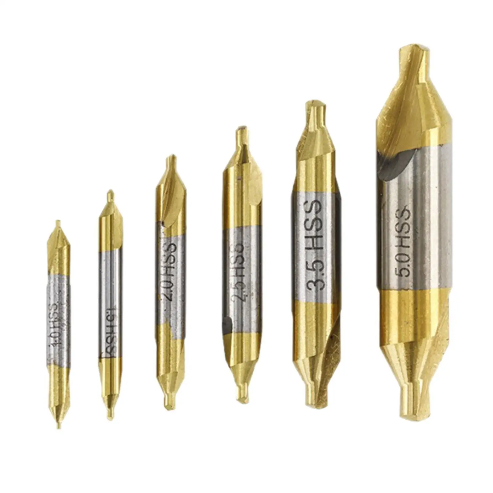 6 шт. комплект центрирующих сверл из быстрорежущей стали фрезерный инструмент