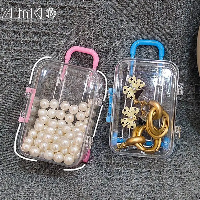 Lightweight Miniature Luggage Jewelry Candy Miniature Suitcase Toy Gift For Children