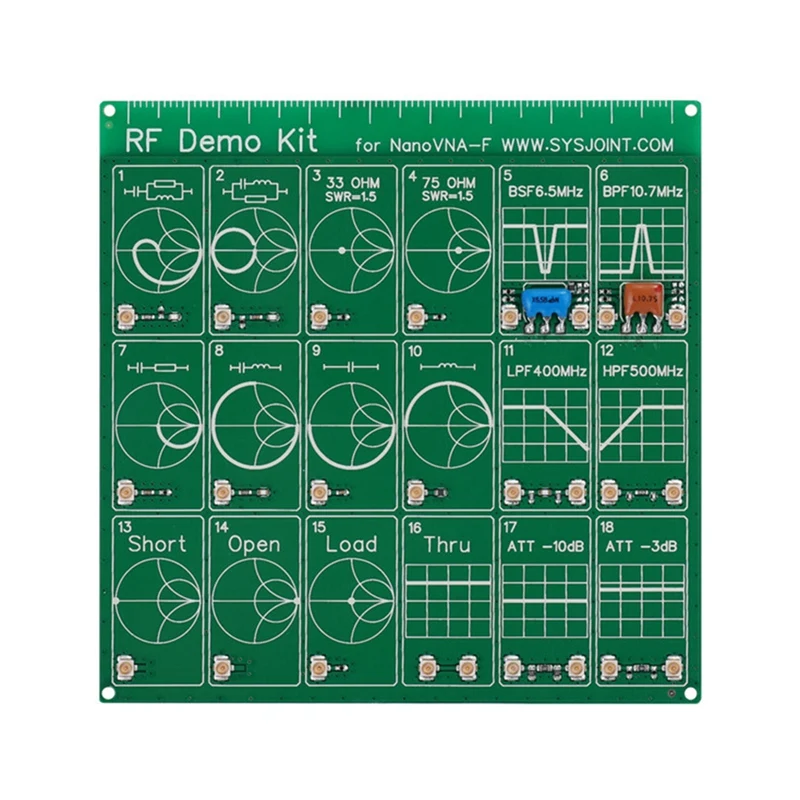 

Векторный анализатор сети Nanovna-F V2 3 ГГц, 3,5-дюймовый анализатор Nanovna с сенсорным экраном, демонстрационный комплект RF
