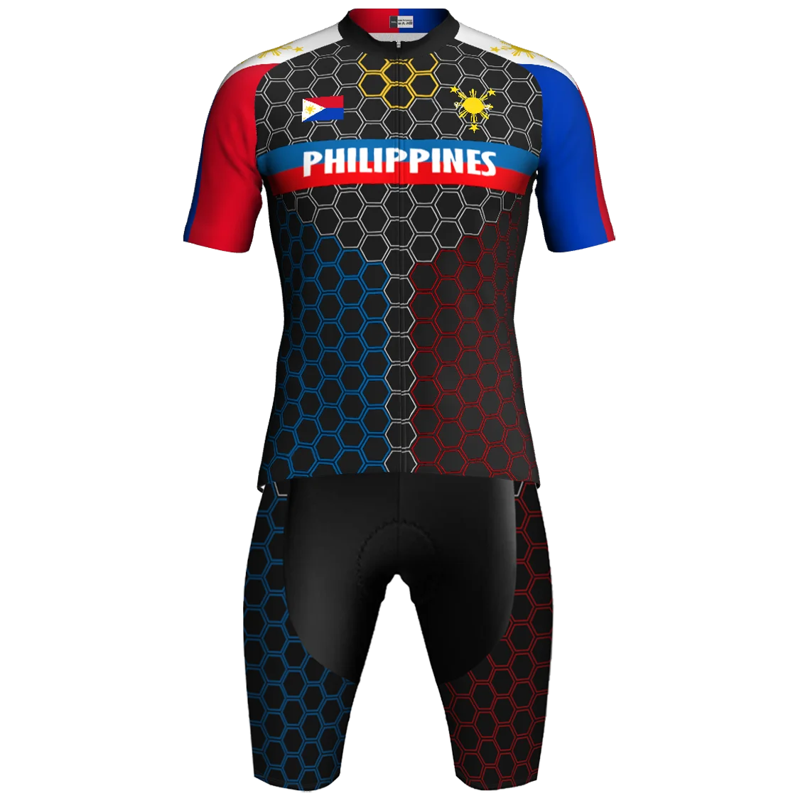 

Philippines Team Sport Short Cycling Jersey Sets Bike Road Breathable Race Ropa Bib Ciclismo Outdoor Travel Camping Tight Suits