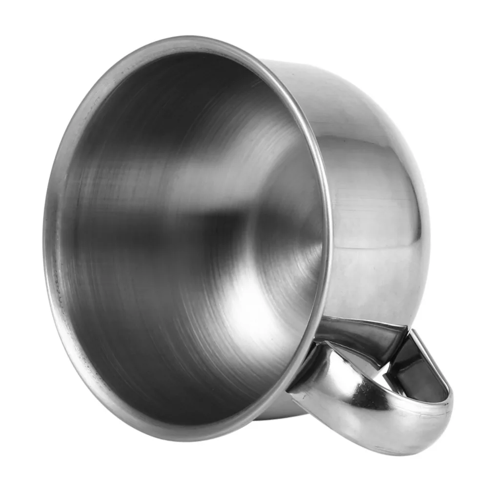 Миска для мыла из нержавеющей стали с ручкой бритья |
