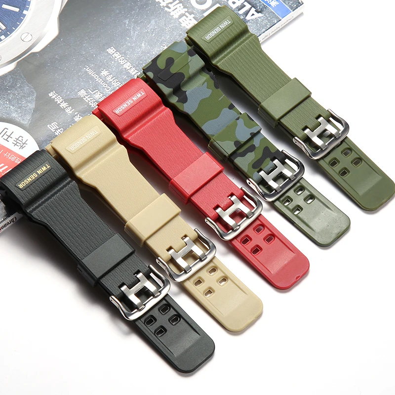 Фото Ремешок для часов, аксессуары, ремешок из смолы подходит для Casio GShock брызговик GG1000 GWG100 GSG100, мужской ремешок для часов №3