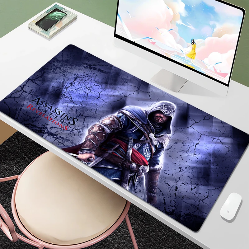 

Assassin S Creed Anime Mouse Pad 900x400 Setup Gaming Desk Accessories Mousepad Gamer Rug Deskmat Keyboard Mat Table Computer
