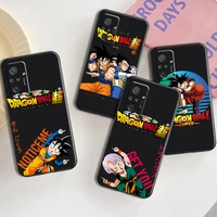 dragon ball cartoon phone case for xiaomi redmi note 9 7 7a 9t 9a 9c 9s 9 8 pro 8t 8 2021 5g back soft carcasa silicone cover