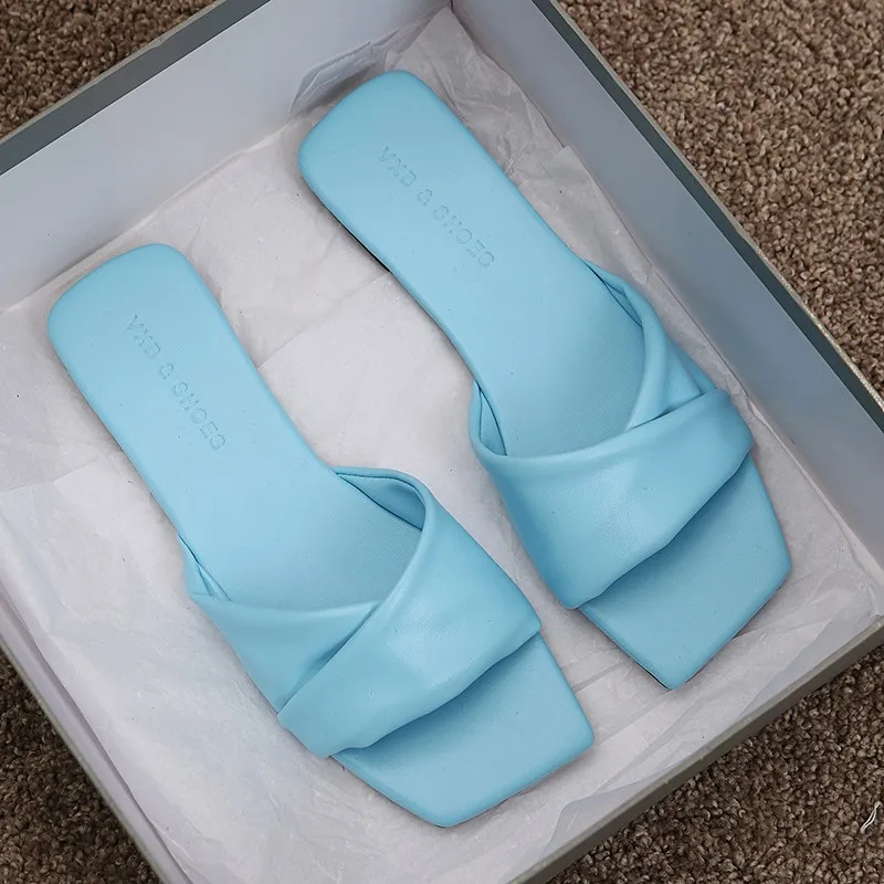 

2022 Slippers Women Summer Outdoor Casual Square Toe Sandals Sexy Elegant Party Shoes Ytmtloy Indoor Zapatillas Mujer Casa 2