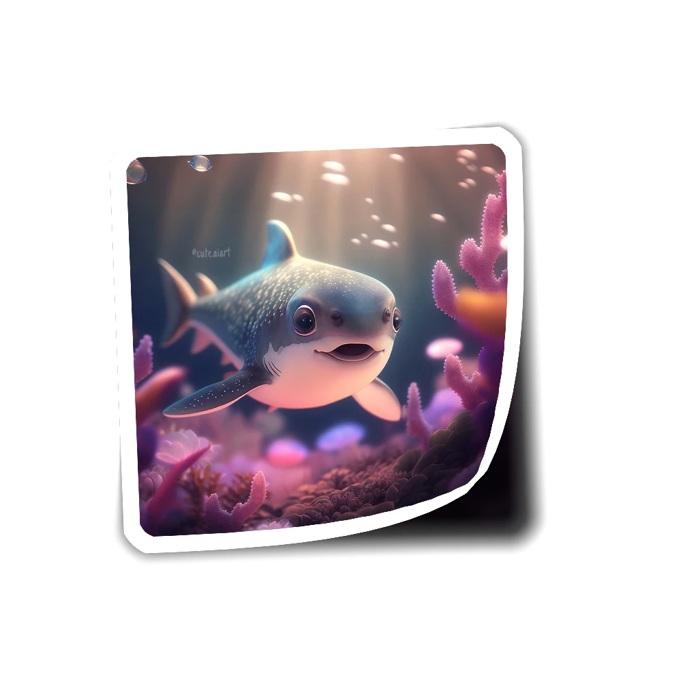

CUTE AI STICKER 020 Sticker for Laptop Decor Bedroom Car Cute Cartoon Art Fashionable Public Suitcase
