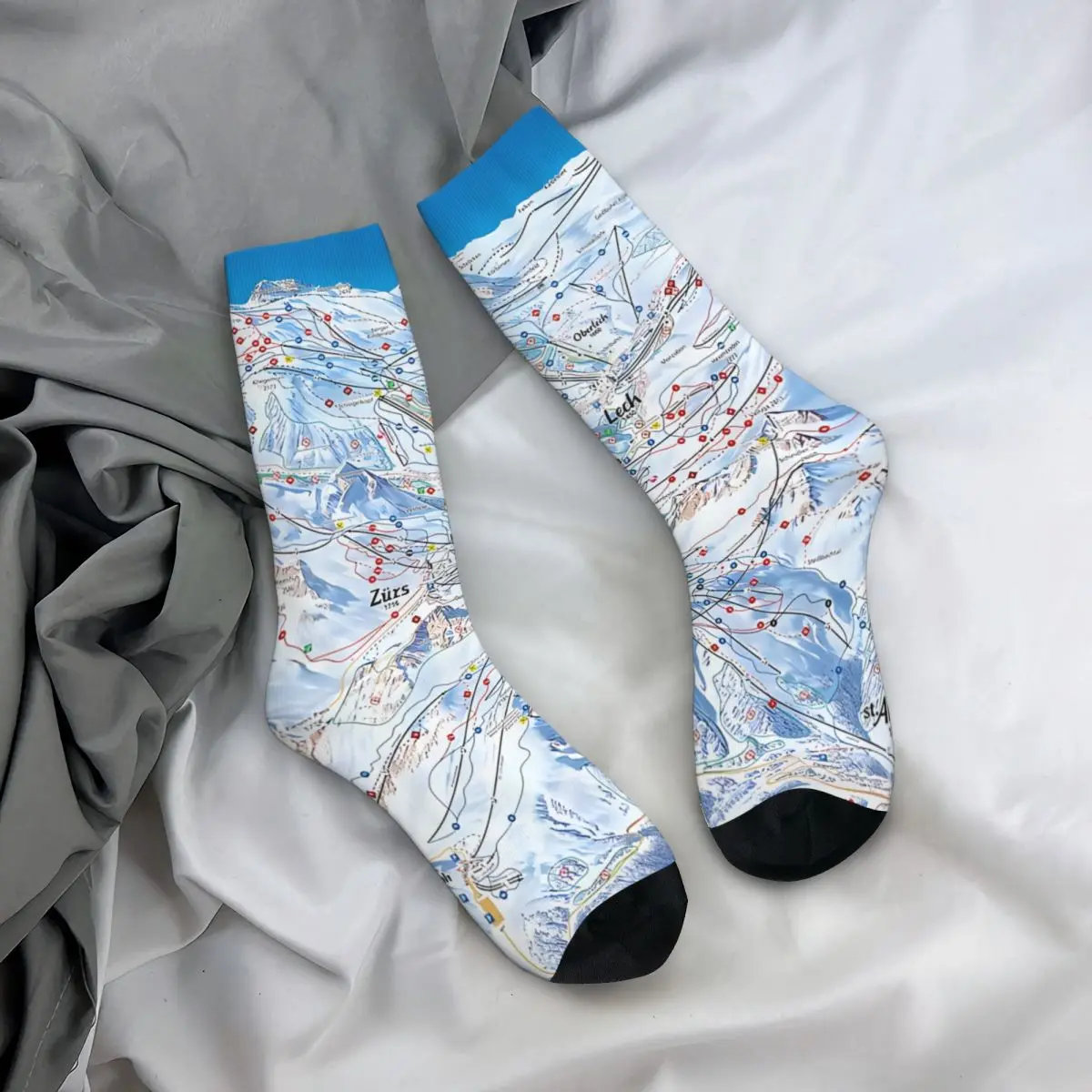 Носки лыжные Arlberg мужские винтажные бесшовные короткие носки в уличном стиле