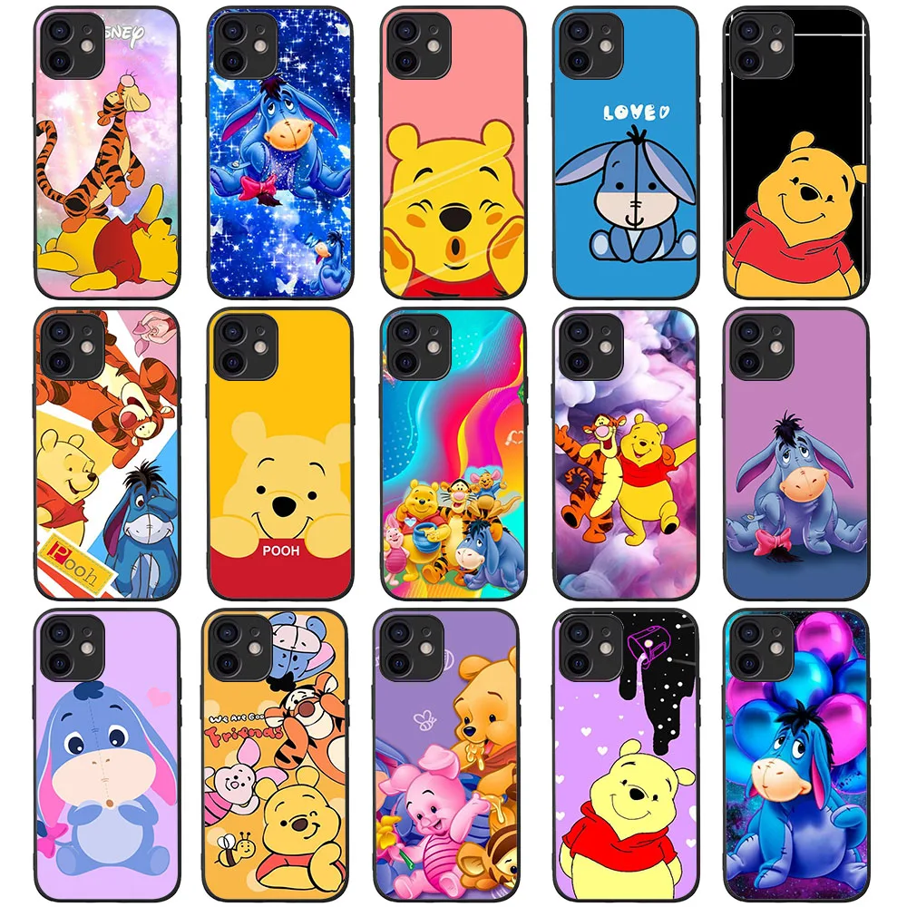 Мягкий чехол Eeyore Winnie для Samsung J4 J6 J8 A7 A8 M31 M51 A06 A16 M35 A02 M02 A30S A50S A81 Prime Pro Plus
