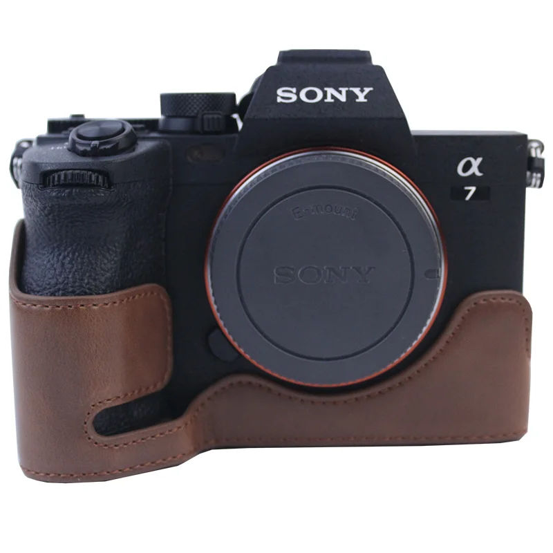 Чехол для камеры Sony A7MIV A7SIII A1 кожаный чехол ручной работы с открывающимся