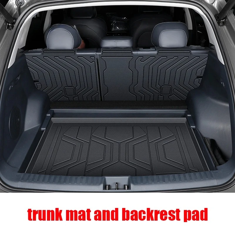

Автомобильные коврики в багажник TPE для Geely EX5 Galaxy E5 2024 2025 2026, водонепроницаемые защитные коврики в багажник, коврик для хранения ковров, аксессуары