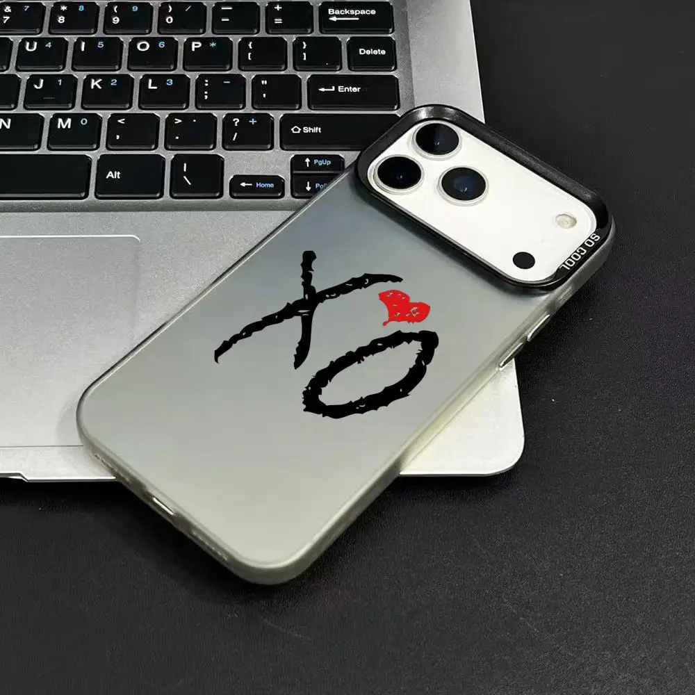 Фото Чехол для телефона The Weeknd (Рэпер-певец) для iPhone 17 16 15 14 13 12 11 Pro Max Air, матовый, цветной, с лазерным эффектом Аврора №3
