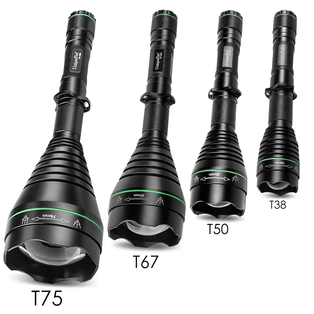 

UniqueFire 1508 T38 T50 T67 T75 IR 940nm охотничий светодиодный фонарик ночного видения невидимый Инфракрасный осветительный фонарь