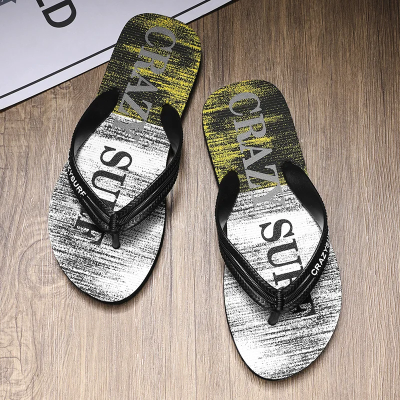 Новинка 2024 модные мужские шлепанцы для путешествий на открытом воздухе