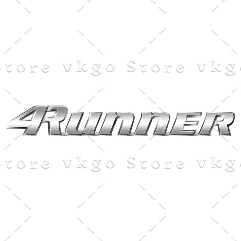 

1 шт., АБС-пластик, задняя дверь автомобиля, 4RUNNER, буквенная эмблема, логотип, задний значок, наклейка для Toyota Tundra, аксессуары для стайлинга автомобиля
