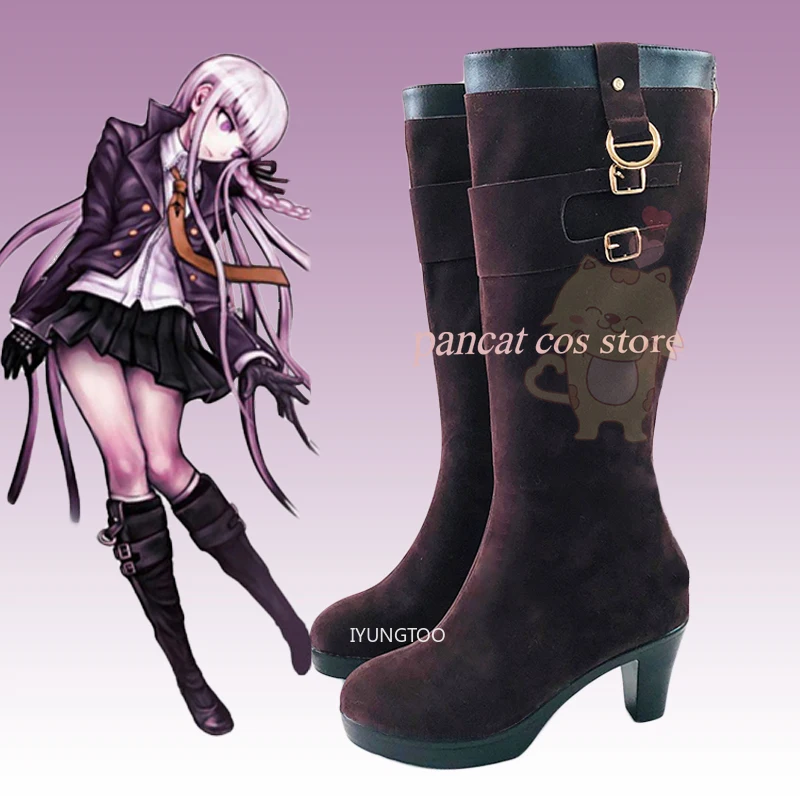Попрощайтесь с отчаянием обувь для косплея Хэллоуина длинные ботинки комикс