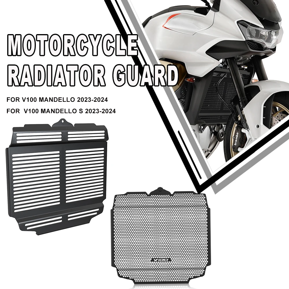 

2023 2024 Radiator Grille Grill Protective Guard V100 Mandello S FOR MOTO GUZZI V100 Mandello Motorcycle V100 Mandello/S 23-24