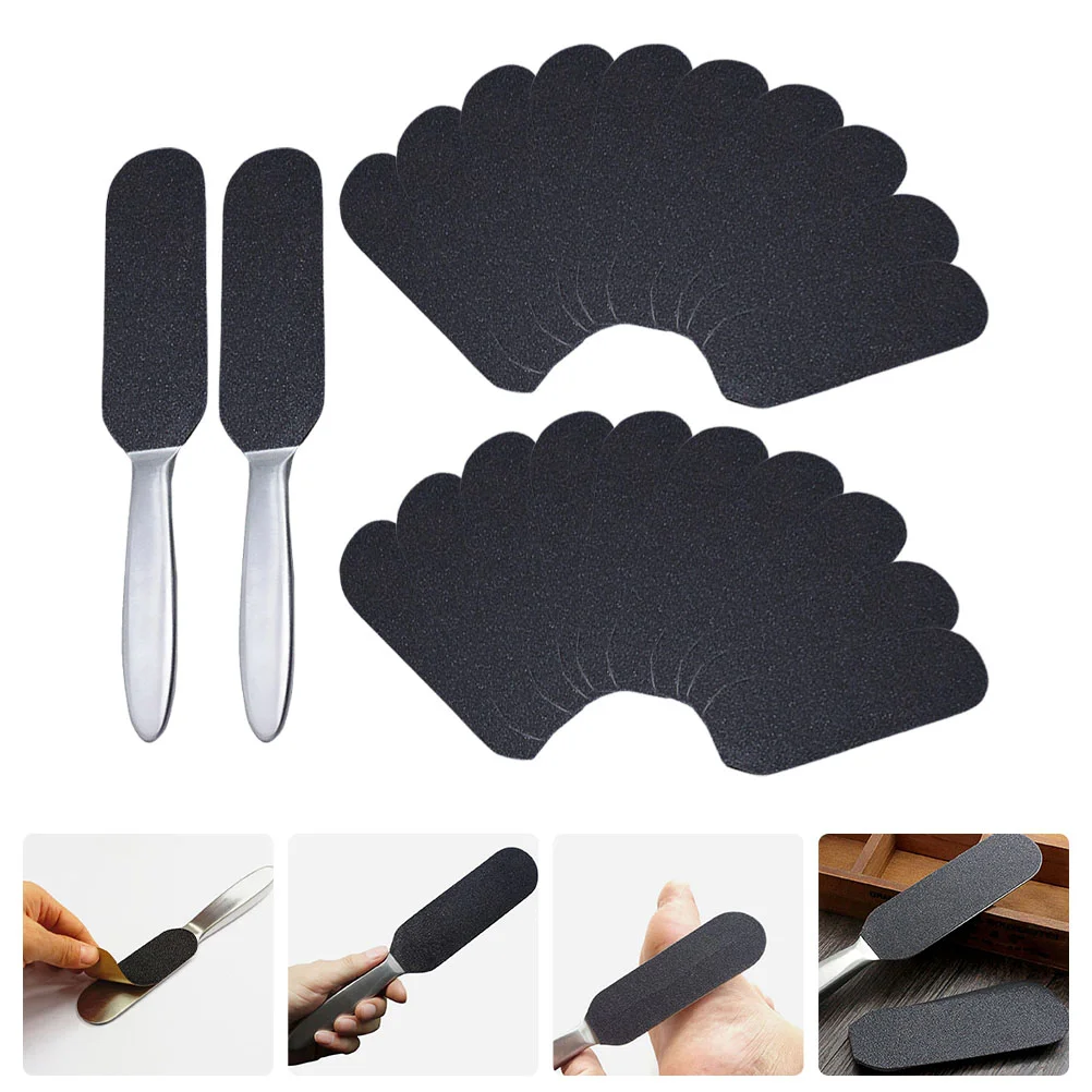 

1 Set Trimmers Heel File Foot Buffer Foot Callus Scrubber Callus File Heel Callus Remover Plastic Foot Rasp Set