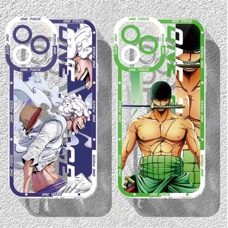 

for Xiaomi Redmi Note 11T 10T 9T 11 10 9 8 Pro 5G 10s 4G 11S MAX Plus Soft Tpu Clear One Piece Luffy Anime Art Cases