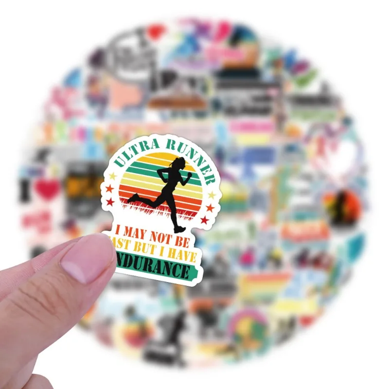 

50/105 шт., водонепроницаемые наклейки для ноутбука, скейтборда, холодильника