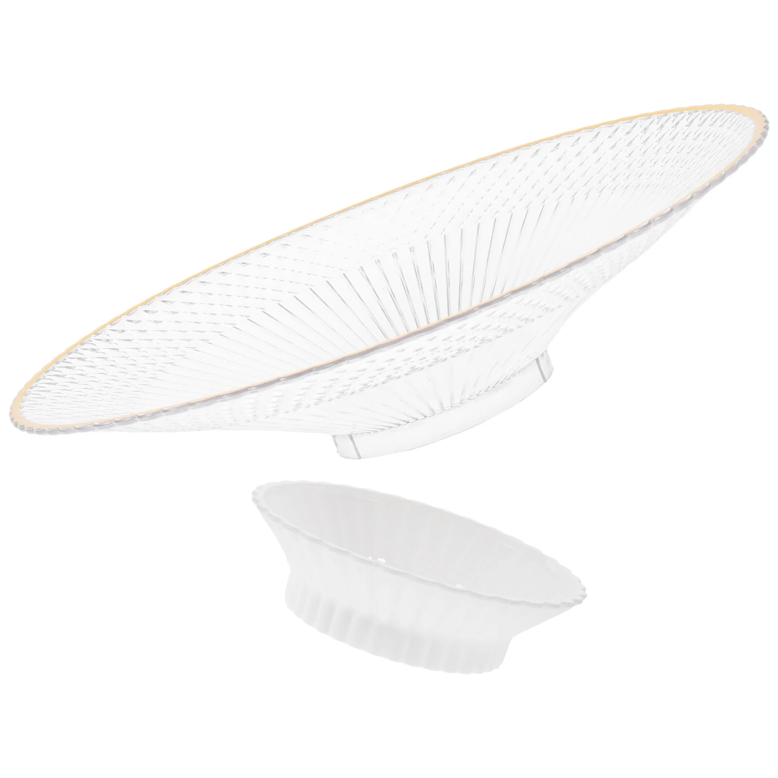 Plate Multi-function Dessert Tray Fruit Dried Fruits Serving Drain Display The Pet Trays