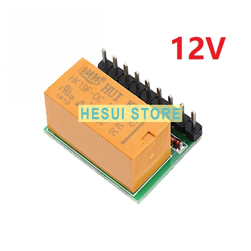 Сверхкомпактный двухполюсный релейный модуль DR21A01 постоянный ток 12 В DPDT
