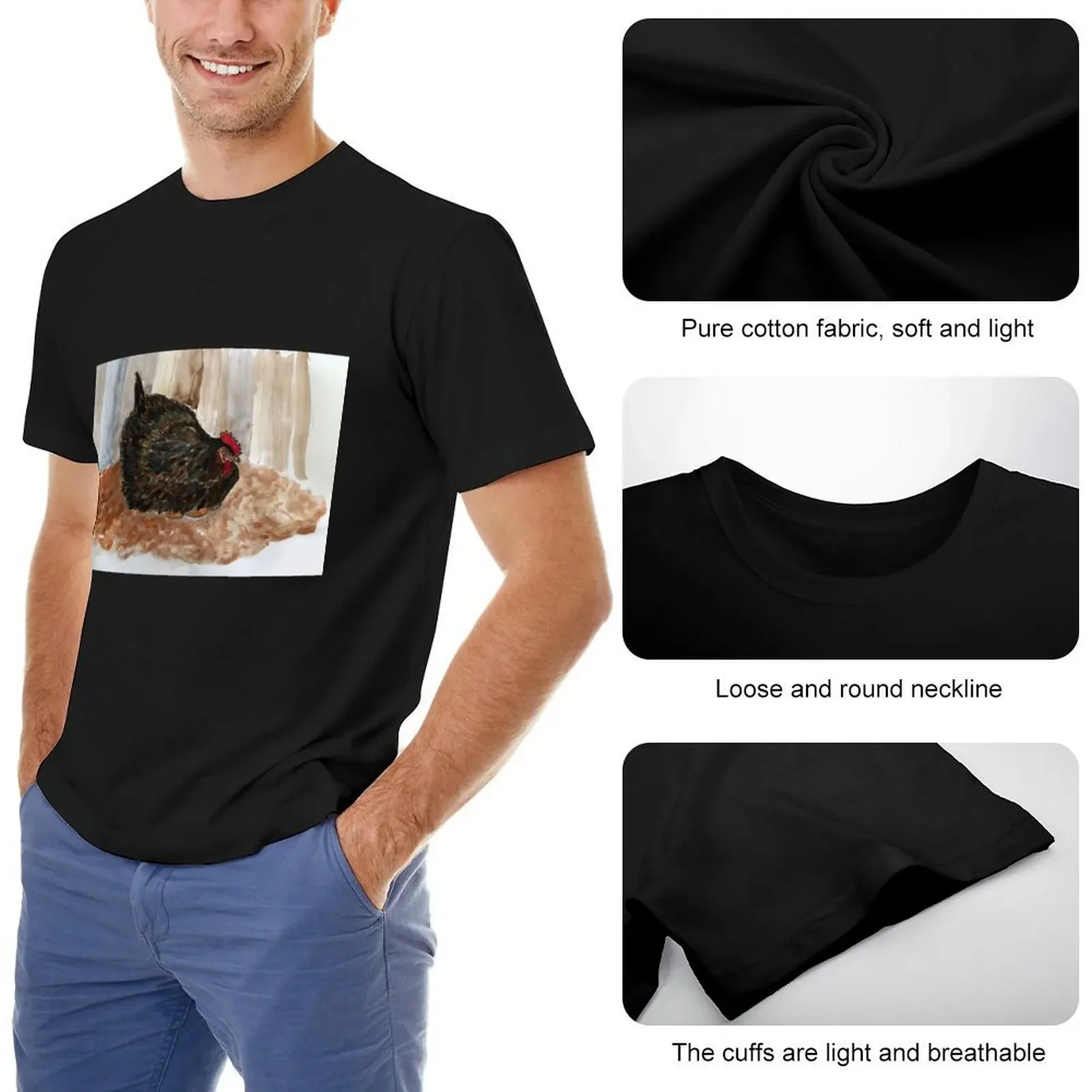 Футболка с курицей Дженна таможенный дизайн ваши собственные забавные футболки