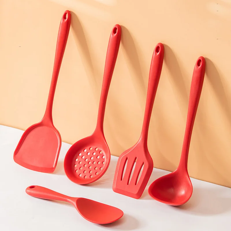 

Household Kitchenware Silicone Spatula Does Not Hurt The Pot Cooking Shovel Cooking Tool Shovel Spoon Kitchen Utensils Supplies