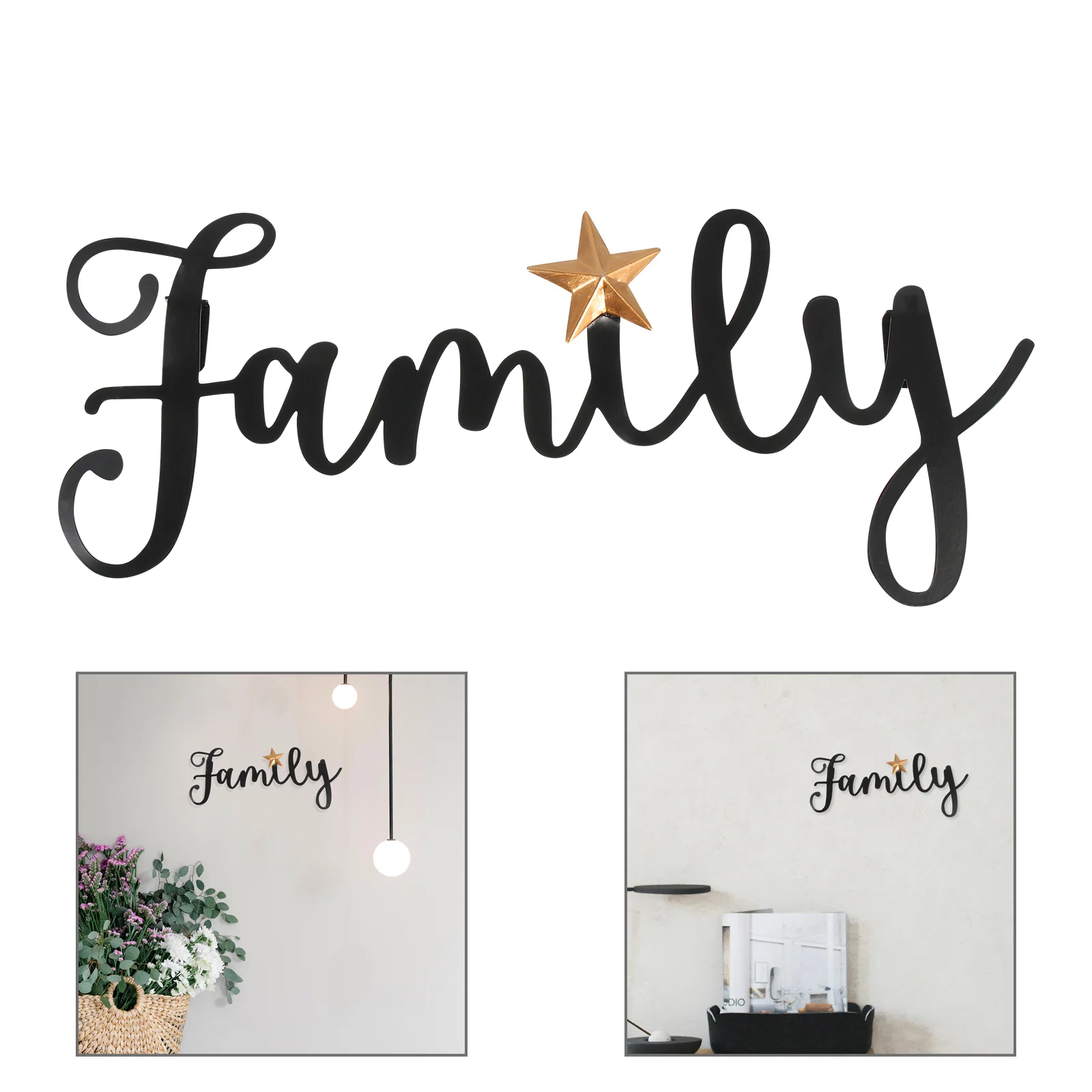 

Креативный пустой настенный орнамент, уникальное семейное украшение для стен, железное художественное ремесло