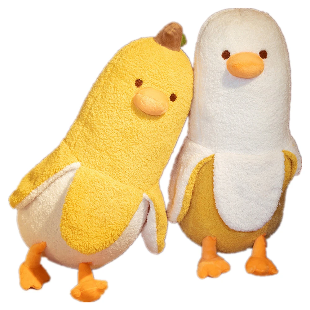 

50/70CM Creative Banana Duck Plush Toys Pillow Soft Down Cotton Cartoon Sleeping Pillow Home Sofa Bed Decoratthday Gift For Kids