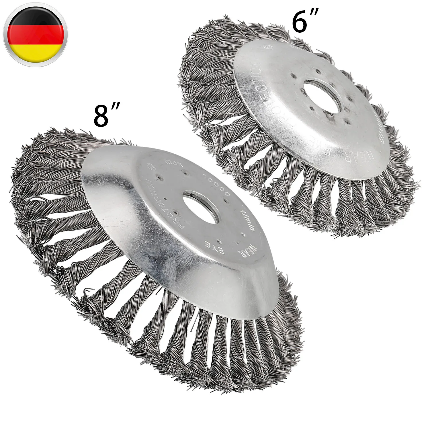 

Twist Knot Steel Wire Wheel Brush Rust Removal Cup Disc For Lawn Mower Twisted Clean Flat Strong Paint Remove Rotary