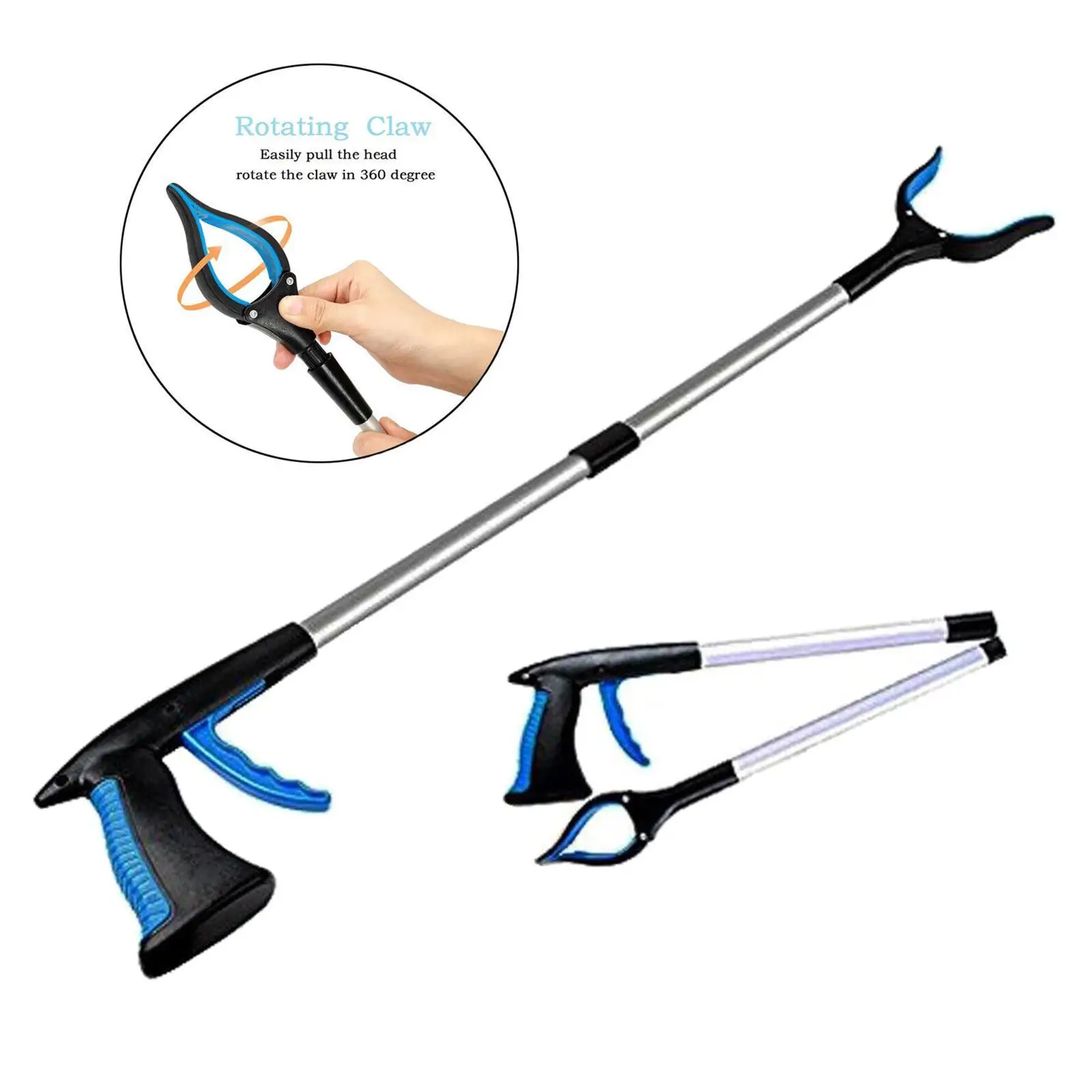 

Foldable Litter Reachers Pickers Pick Up Tools Gripper Extender Grabber Picker Collapsible Garbage Pick Up Tool Grabbers