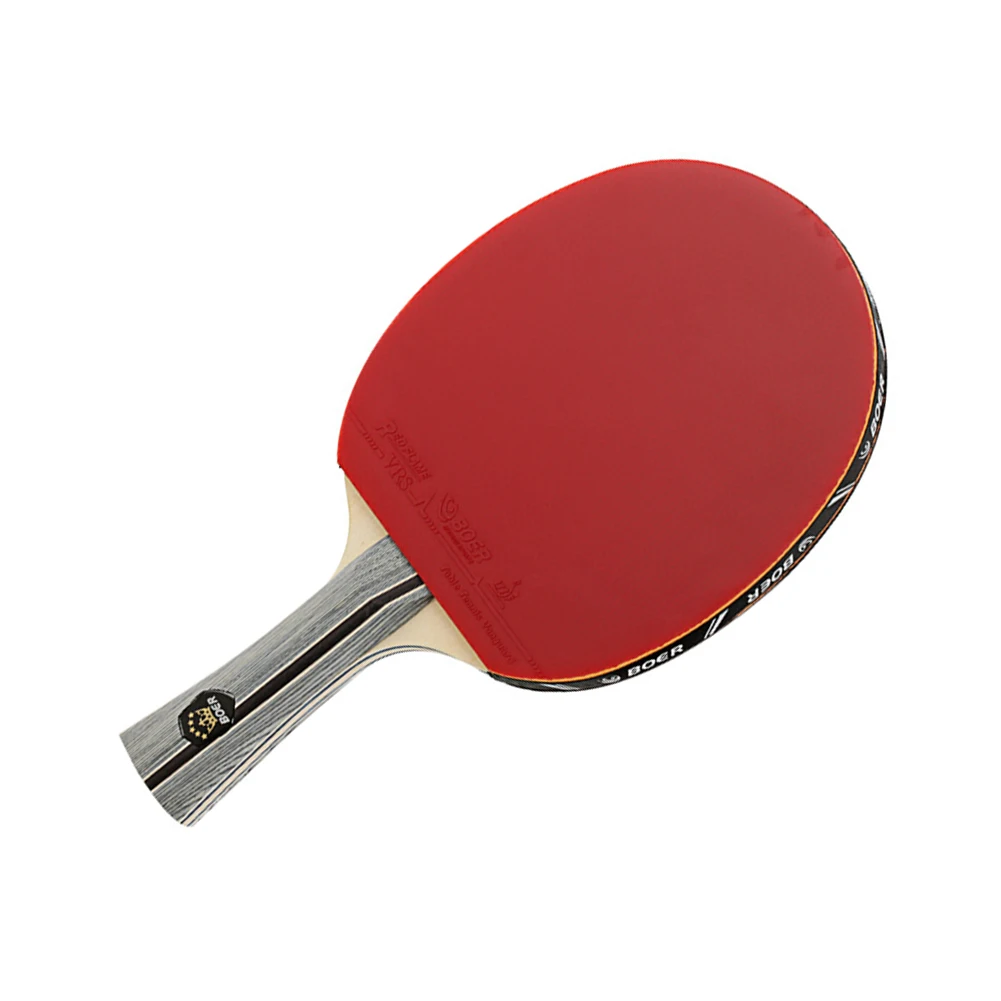 

Strong Spin Control Table Tennis Racket 7 Ply Wood Ping Pong Bat Long Handle 1-6 Star All-round Type Offense Defense Bat