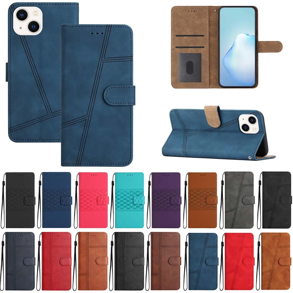 Etui Card Holder Wallet Flip Case For OPPO Reno 8 Pro 7 Lite Find X5 Lite A57 2022 A17 A77 A96 A54 A74 Retro Leather Phone Cover