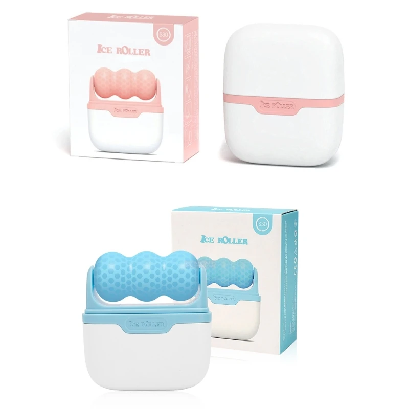 Ледяные ролики для лица шеи глаз 2 в 1 двухсторонний инструмент ухода за кожей